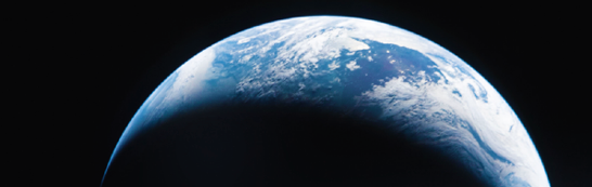 imagen de la Tierra vista desde la Luna